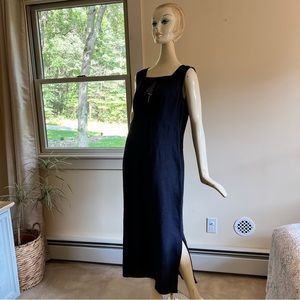 Navy linen dress by Studio Ease Petite
